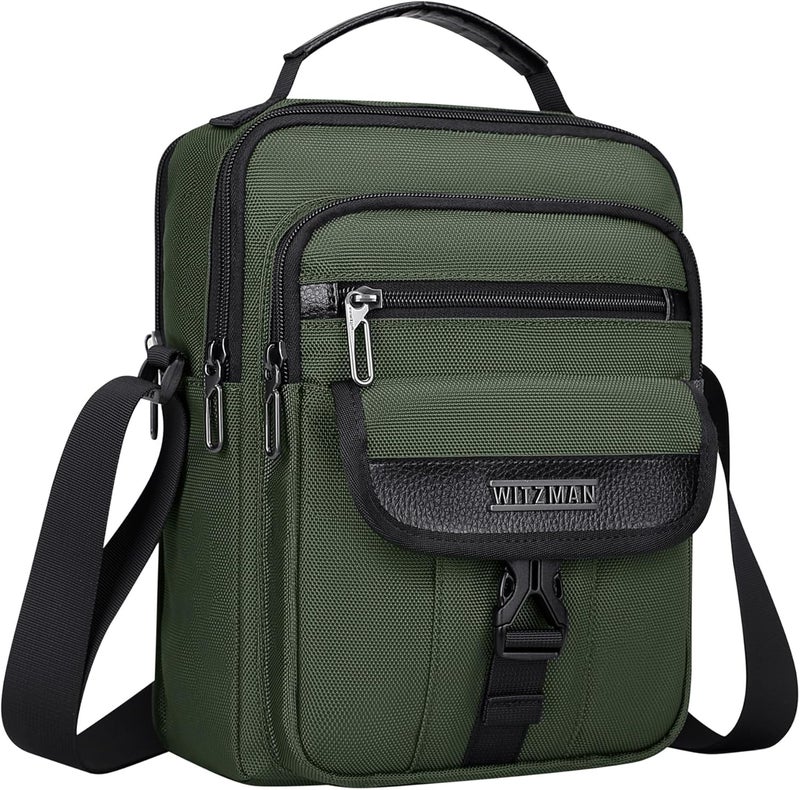 WITZMAN Crossbody Bags for Men Travel Shoulder Bag Lightweight Man Purse Small Casual Messenger Bag for Work Traveling - Image 1